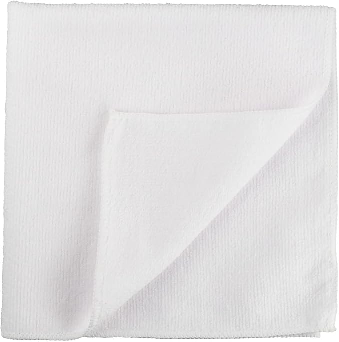 Clean Tek Professional 16 x 16 Inch Cleaning Cloths 100 Lint Free Microfiber Towels - Highly Absorbent