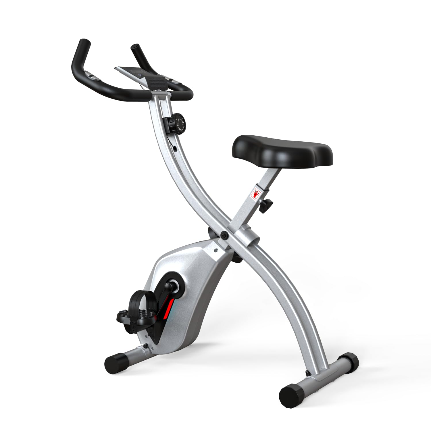 Folding Exercise Bike, Foldable Stationary Bikes For Home Workout Upright Indoor