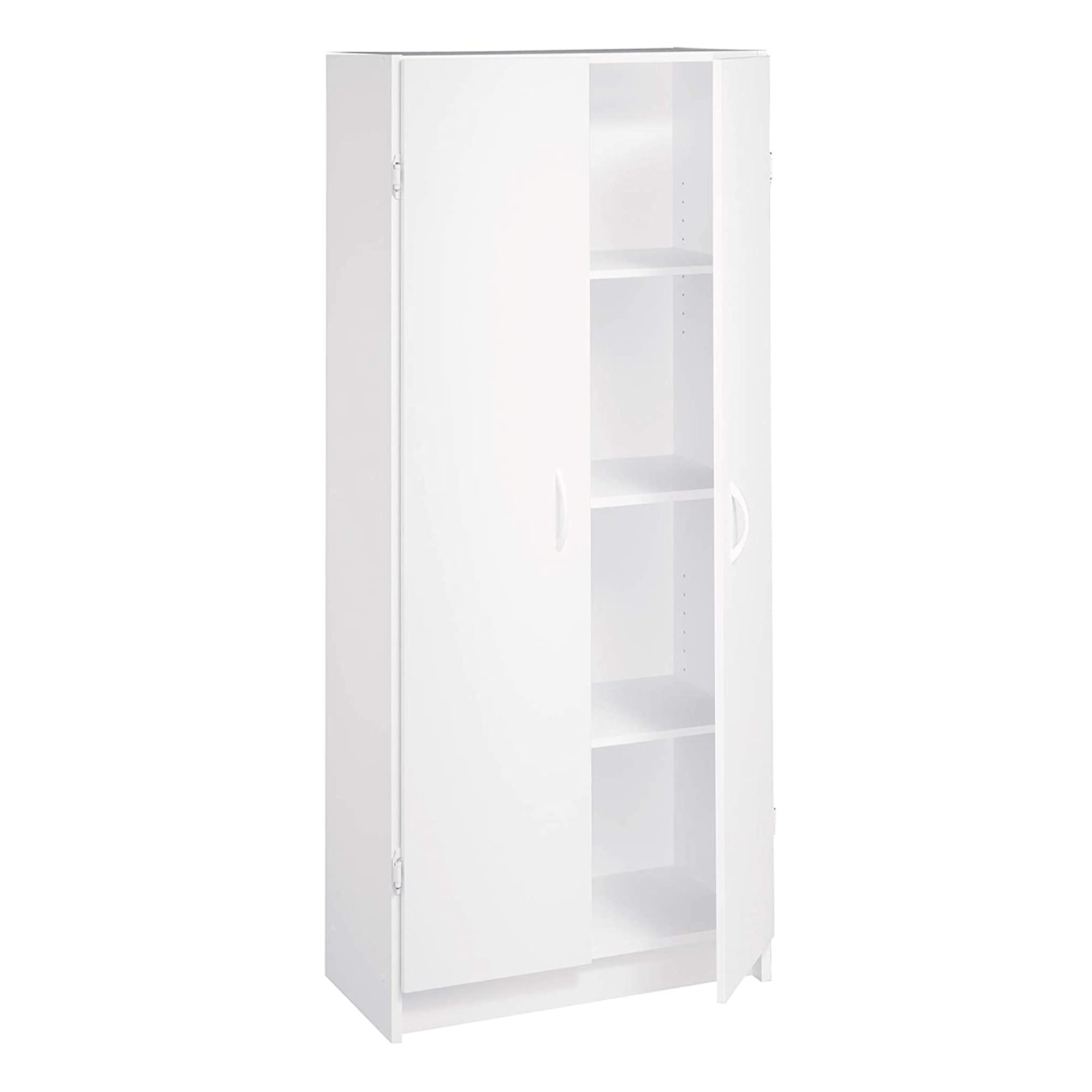 Pantry Cabinet Cupboard with 2 Doors, Adjustable Shelves, Standing, Storage for Kitchen