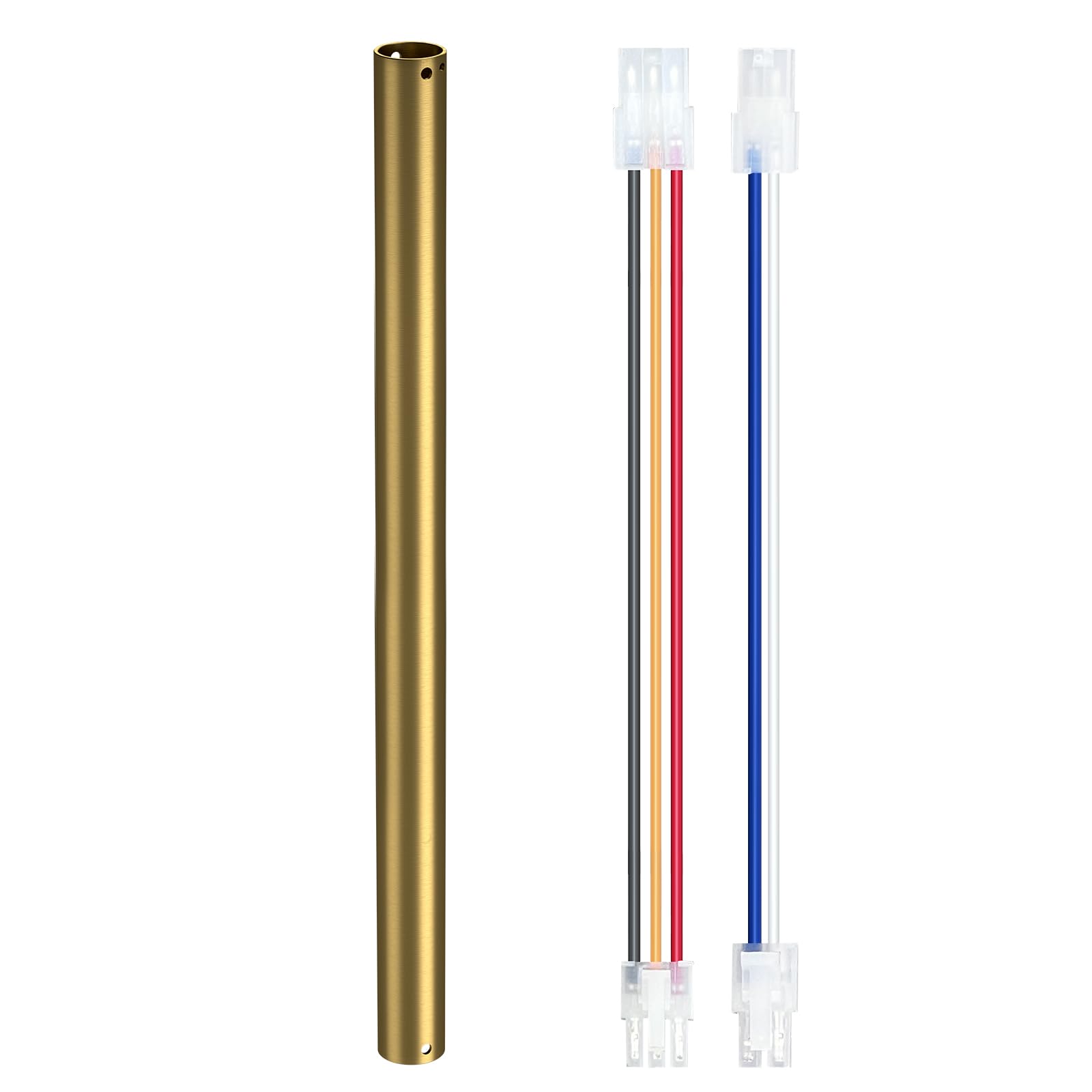 36 Inch Ceiling Fan Extension Downrod and Wires,Ceiling Fan Downrod,Ceiling Fan