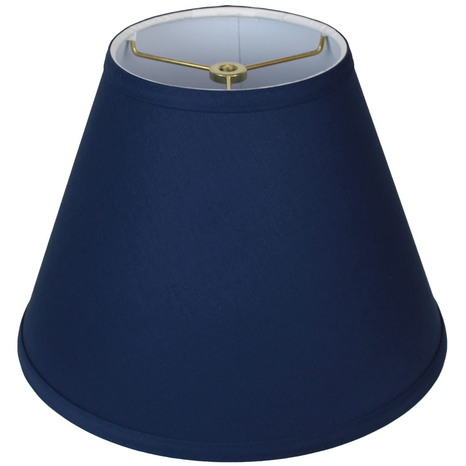 6" Top Diameter x 12" Bottom Diameter x 9" Slant Height Fabric Barrel Lampshade