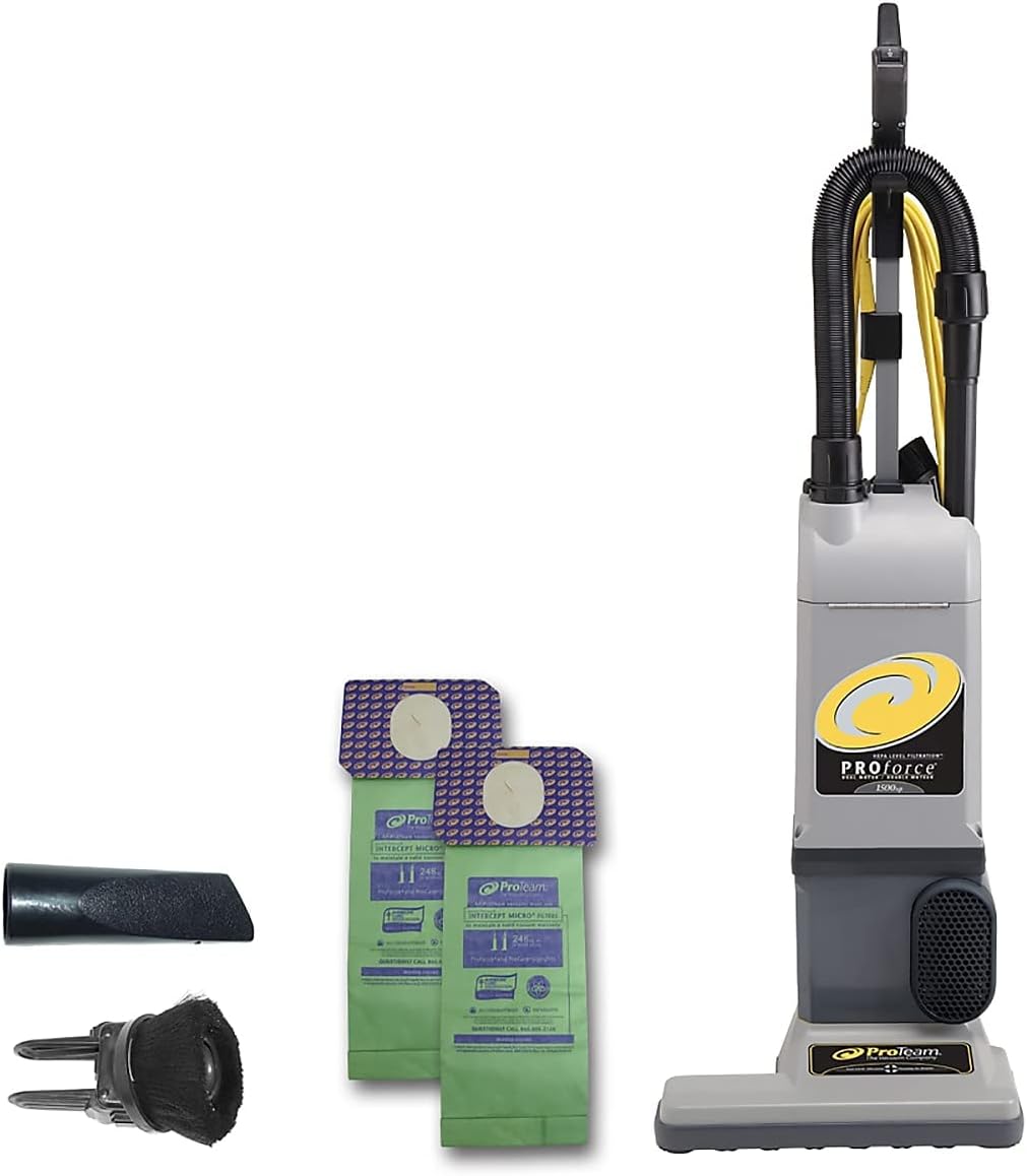 Force 1500XP Bagged Upright Vacuum Cleaner with HEPA Media Filtration