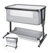 4 in 1 Baby Bassinet, Bedside Bassinet for Baby, Adjustable Bedside Sleeper
