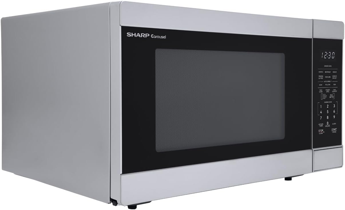 Microwave Oven with Removable 13.6" Carousel Turntable