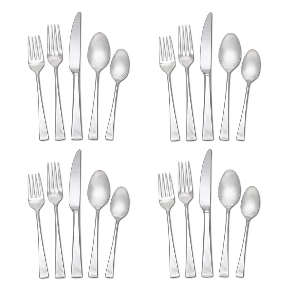 Lucia Flatware Service for 4, 20 Piece Set