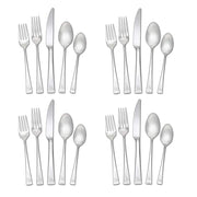 Lucia Flatware Service for 4, 20 Piece Set