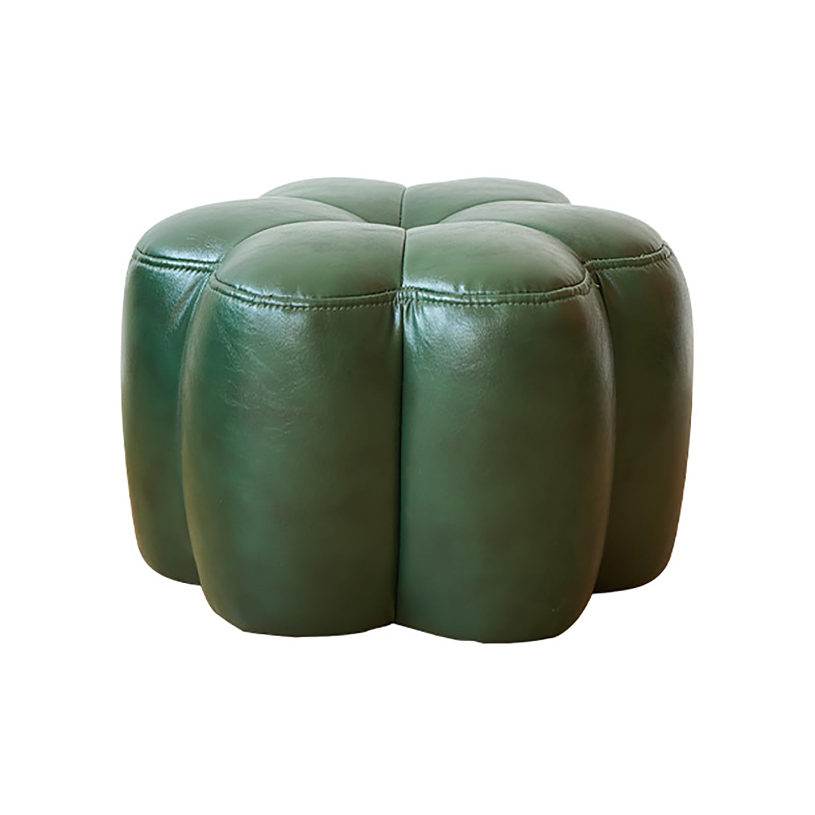 Flower Prints Ottoman,Upholstered Cushion Button Tufted Footstool