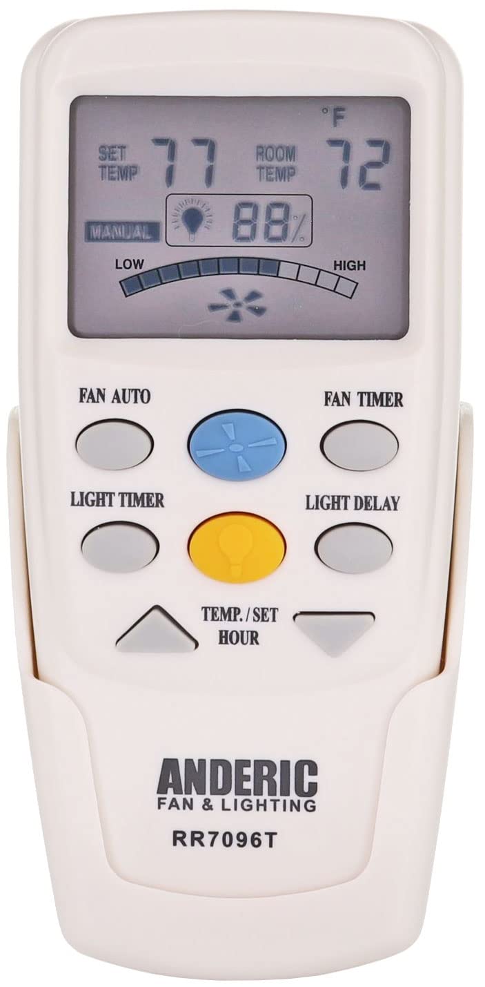 Replacement for Hampton Bay CHQ7096T with Fan Timer Key Thermostatic Remote