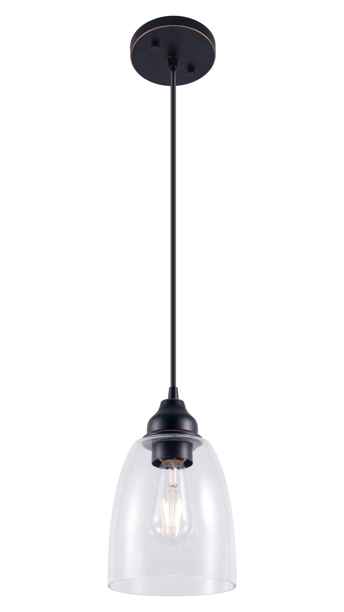 Pendant Lighting Fixture, Hanging Ceiling Lights with E26 Medium Base