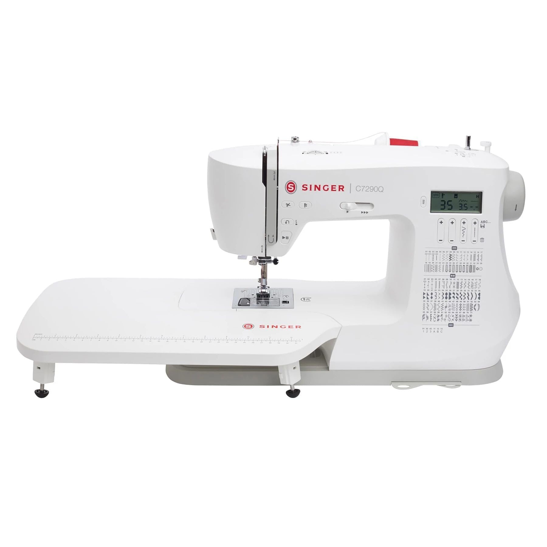 C7290Q Computerized Sewing & Quilting Machine with Extension Table, 12 Presser Feet