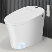 Smart Toilet,One Piece Bidet for Bathrooms,Modern Elongated Toilet with Warm Water