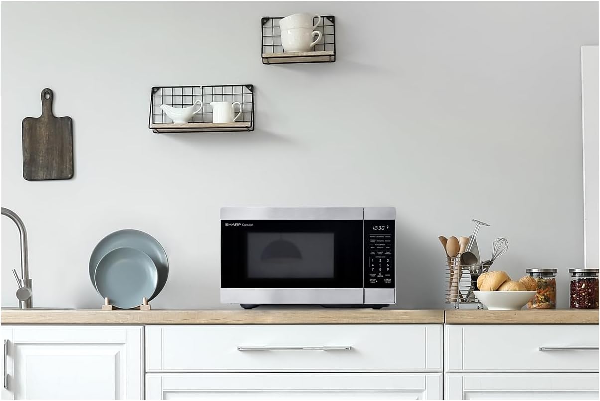 Countertop Microwave Oven with Removable 10.6" Carousel Turntable