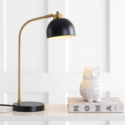 Bilston Black/ Gold Bedroom Living Room Home Office Desk Dorm Study Nightstand