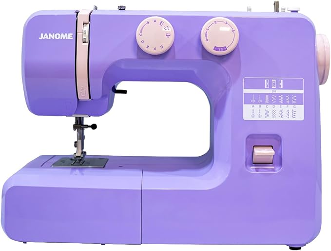 Pink Sorbet Easy-to-Use Sewing Machine with Interior Metal Frame, Bobbin Diagram