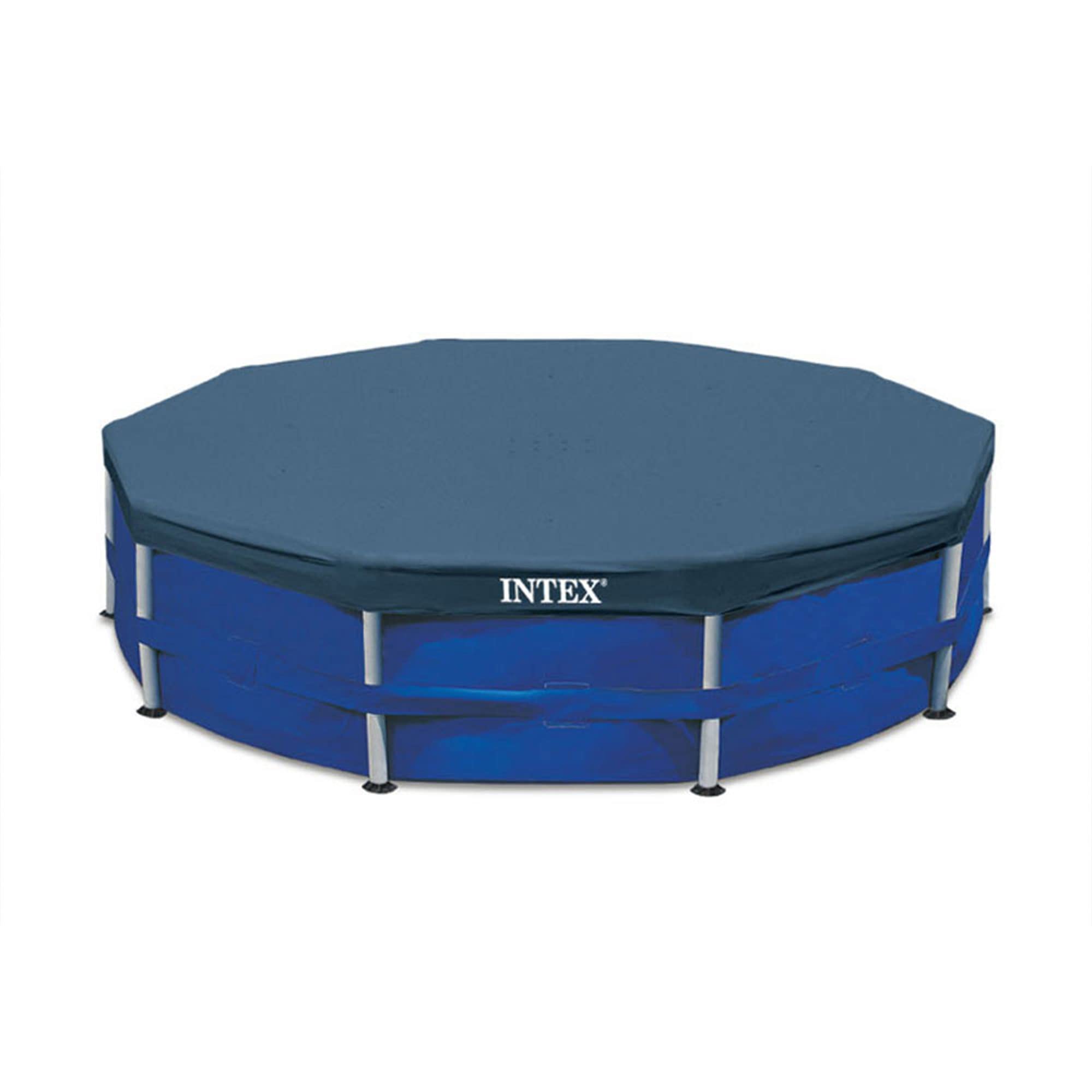 Metal Frame 10' x 30" Round Outdoor Swimming Pool Set with 330 GPH Filter Pump