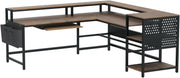 L Shaped Computer Desk, Reversible Computer Desks