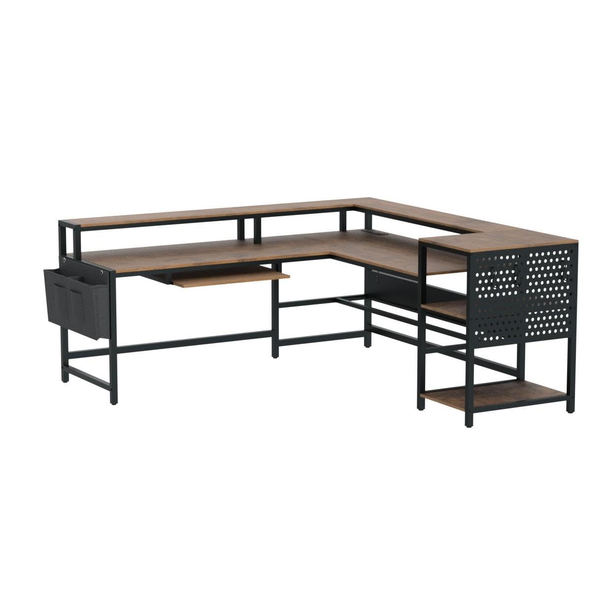 L Shaped Computer Desk, Reversible Computer Desks