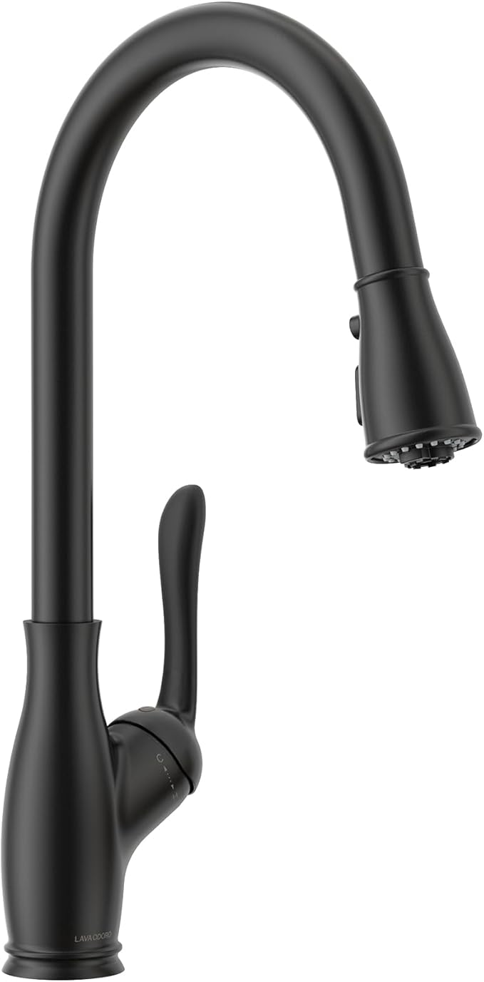 Kitchen Faucet with Pull Down Sprayer, Chrome Kitchen Sink Faucet