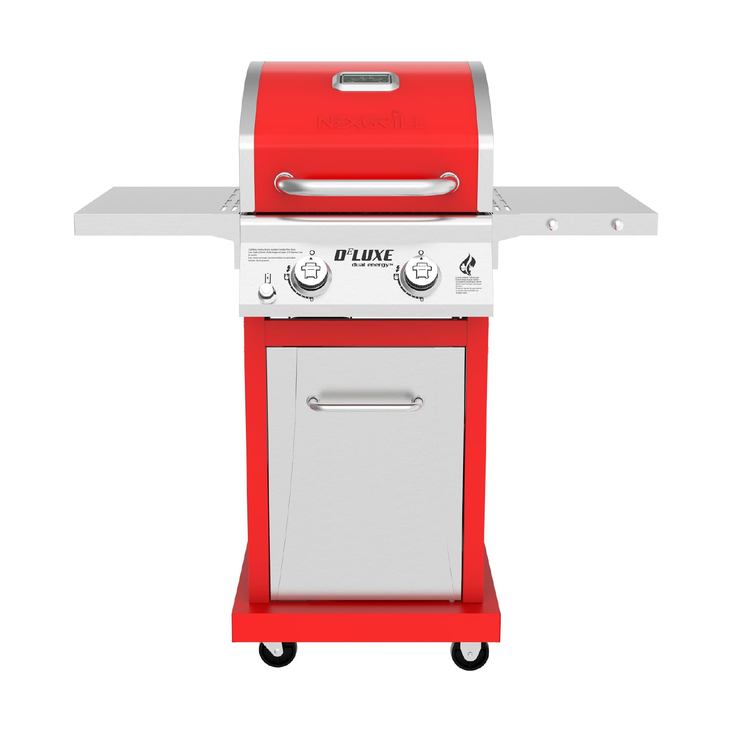 Deluxe 2-Burner Gas Grill with 401 SQ In Grate, 28000 BTUs, Stainless Steel Control Panel