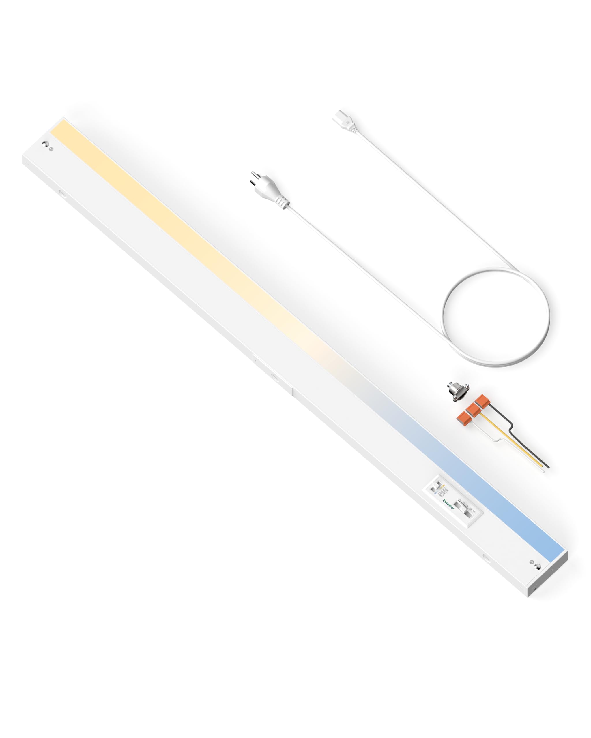32 Inch LED Under Cabinet Lighting Hardwired or Plug-in Installation, 5CCT