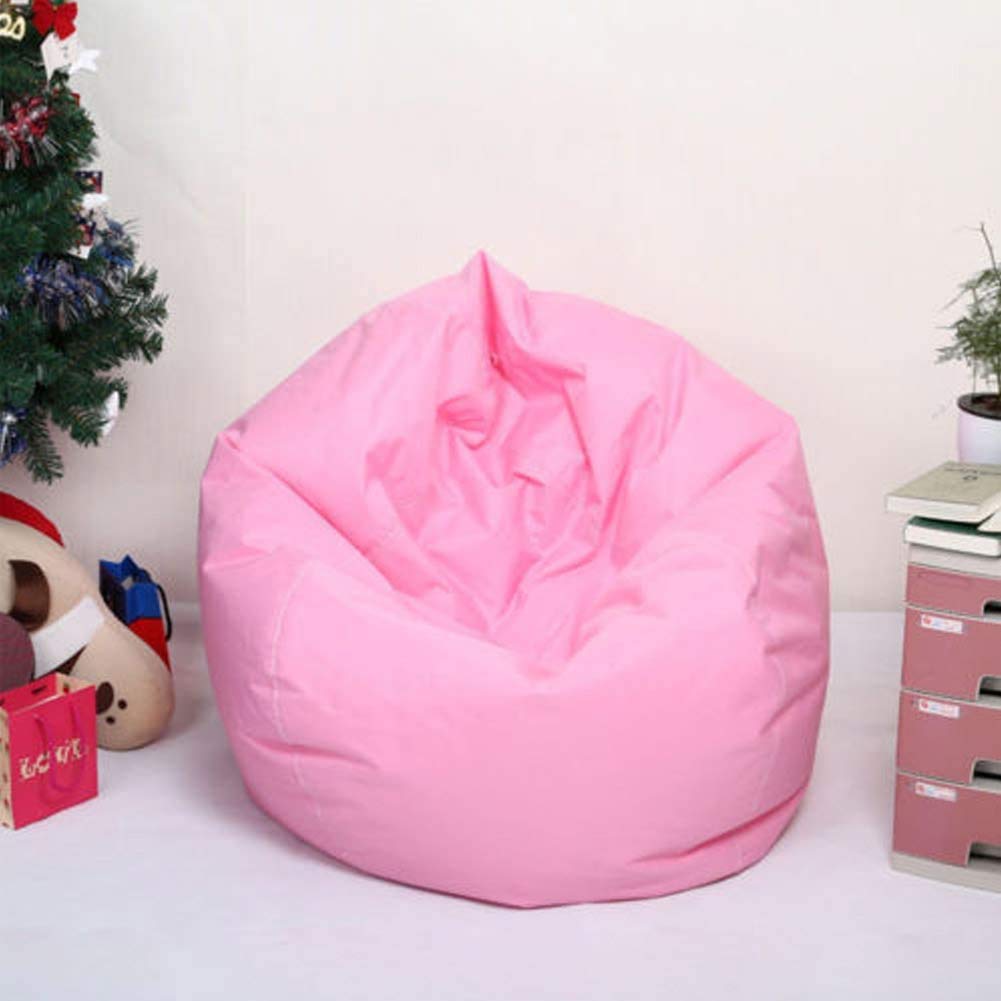 Bean Bag for Adults and Kids Sofa Chair Storage, Lazy Bean Bag Chair Cover