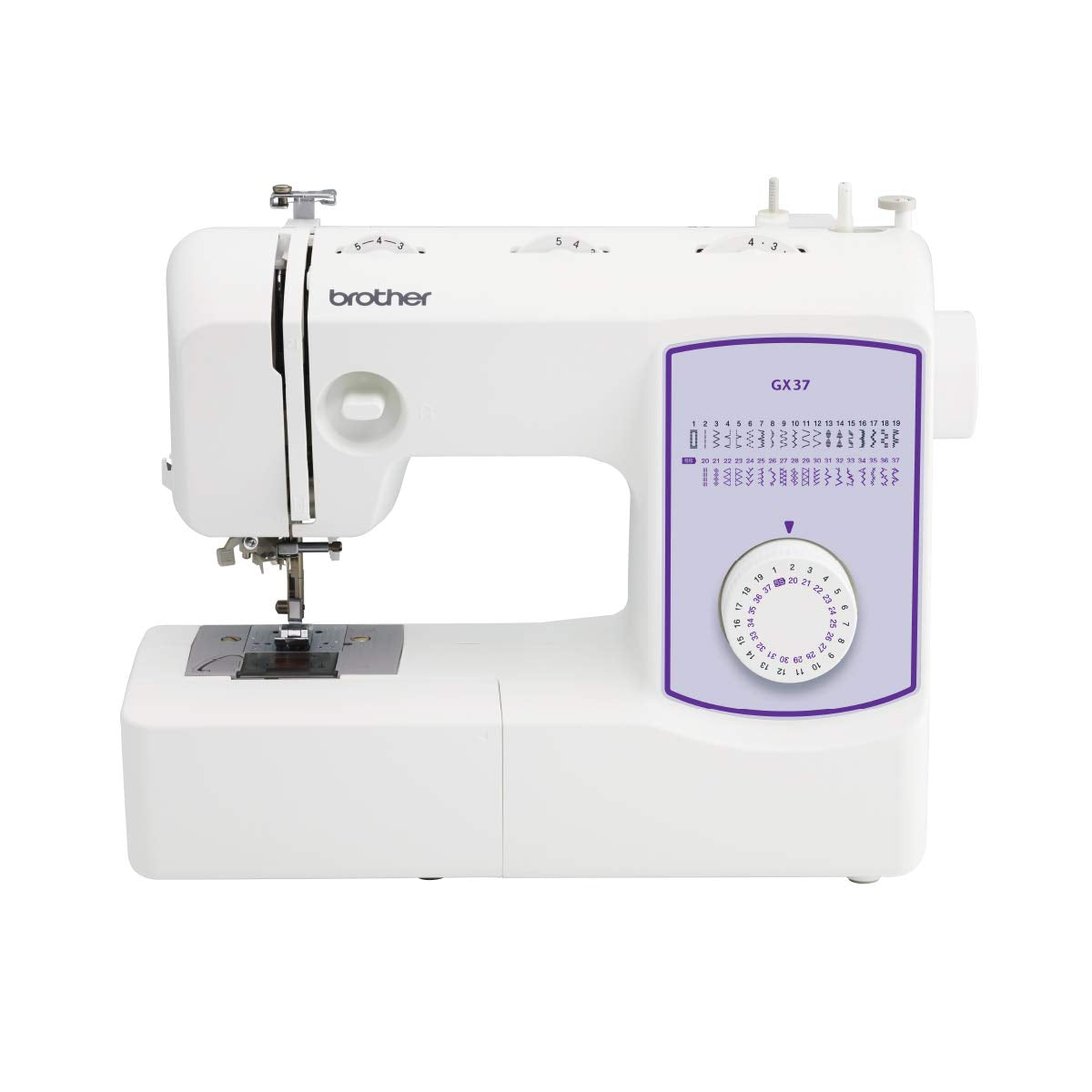 Sewing Machine, GX37, 37 Built-in Stitches, 6 Included Sewing Feet
