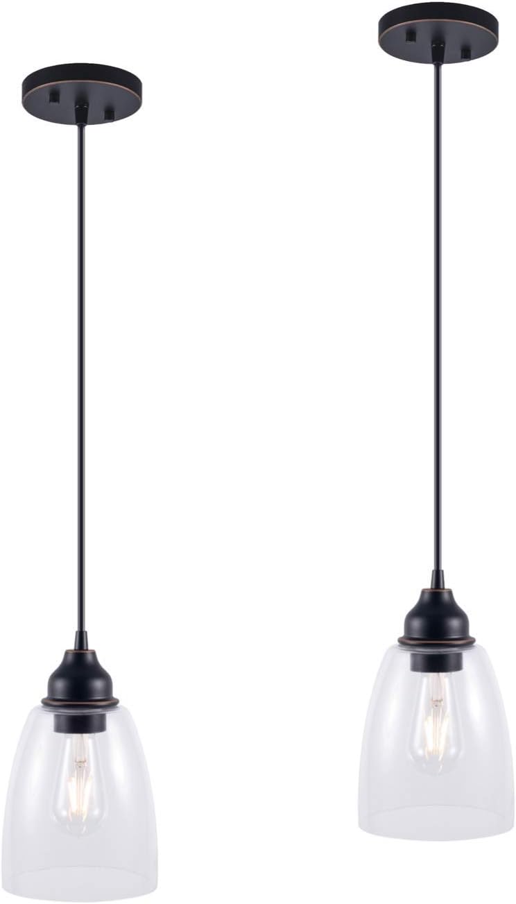 Pendant Lighting Fixture, Hanging Ceiling Lights with E26 Medium Base