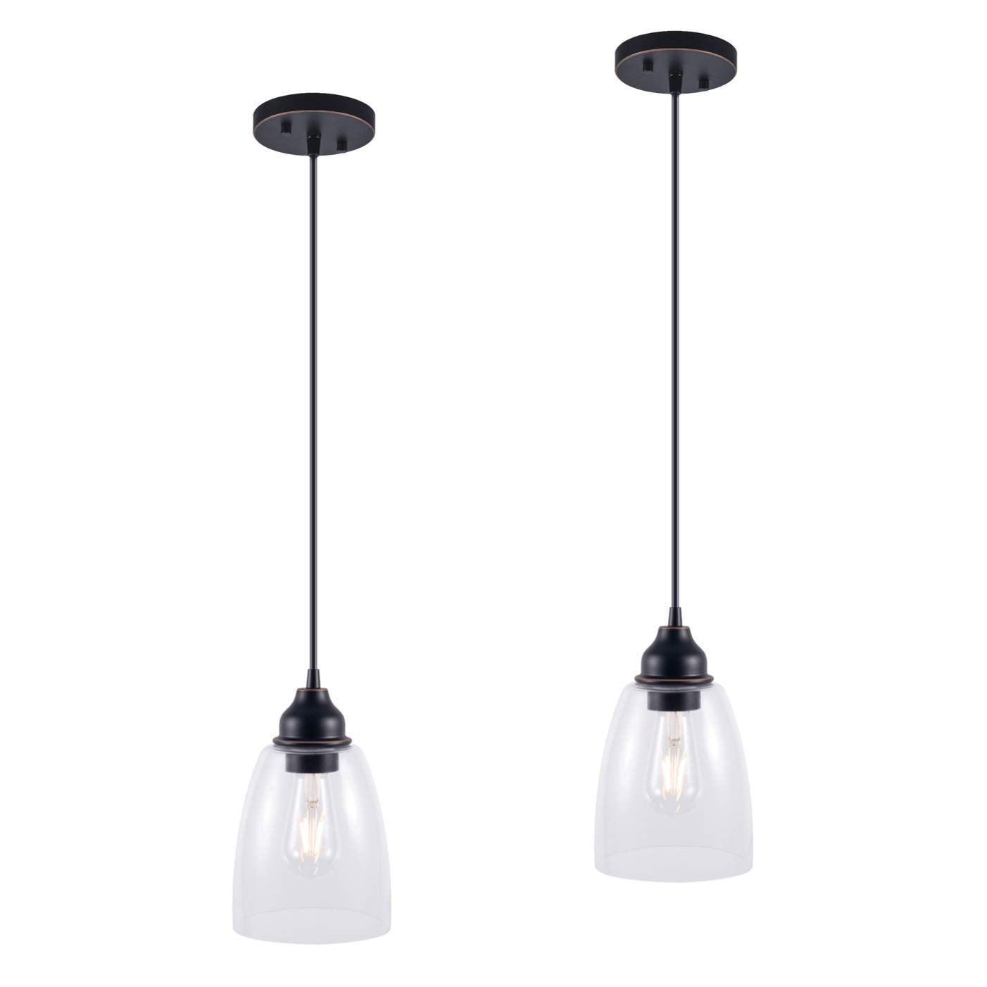 Pendant Lighting Fixture, Hanging Ceiling Lights with E26 Medium Base