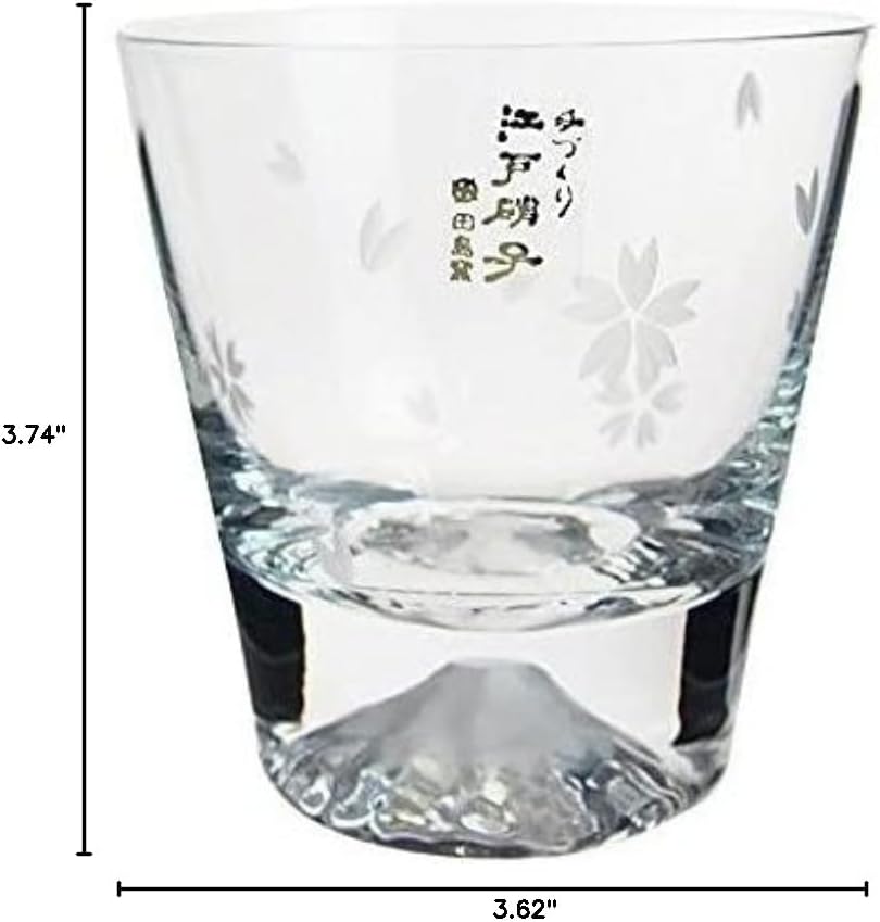 Tajima Glass Fuji Glass Sakura TG16-015-RS rocks glass Japanese Traditional