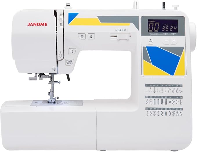 Sewing Machine with 50 Built-In Stitches, 3 One-Step Buttonholes