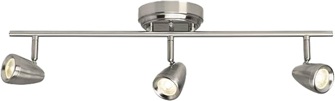 Generation Lighting 3-Light Talida LED Ceiling Track Lights Brushed Nickel