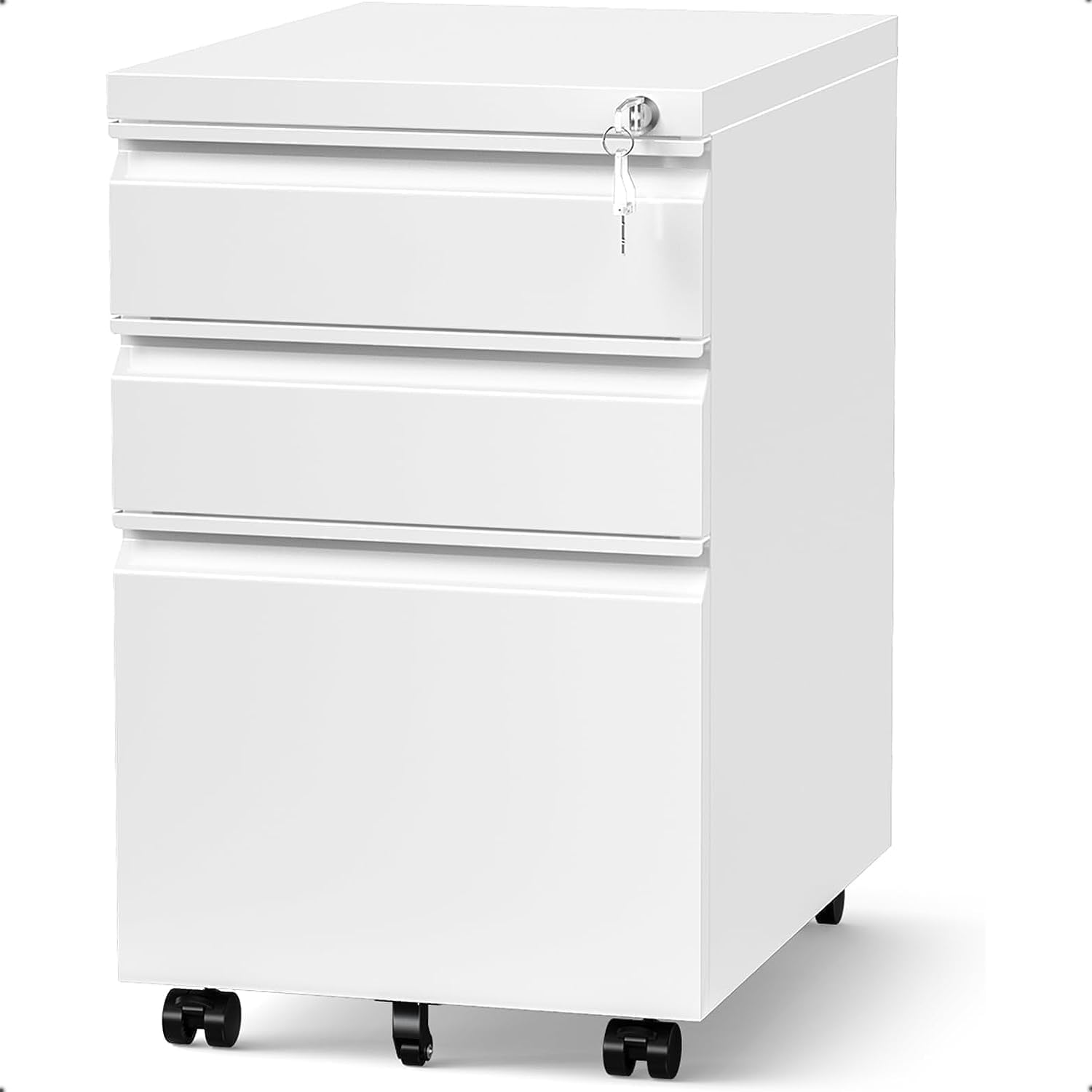 Filing Cabinet with Lock, File Cabinets for Home Office, Locking File Cabinet,