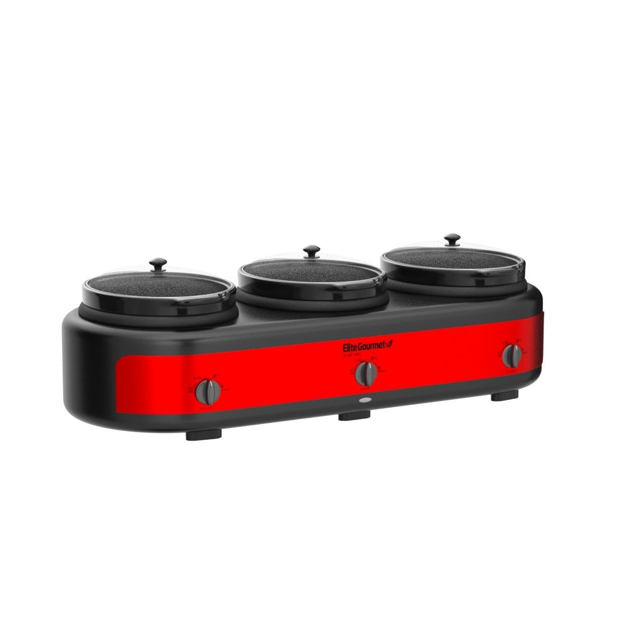 325R Maxi-Matic Triple Slow Cooker Buffet Server Adjustable Temp Dishwasher