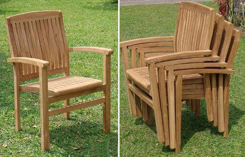 10 Seats 11 Pcs Grade-A Teak Wood Dining Set: 94" Double Extension Oval Table