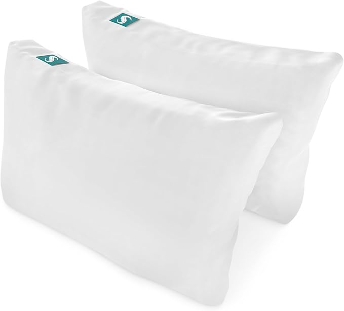 Cooling Bed Pillow & Removable Cover for Sleeping Sets, Queen Size