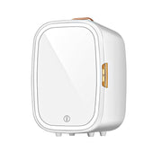 11 Liter Skincare Fridge, Makeup Refrigerator with Dimmable LED Mirror Door