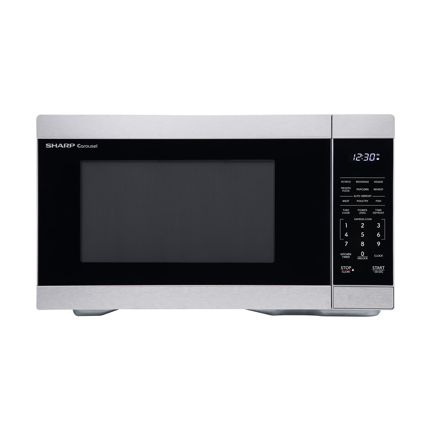 Microwave Oven with Removable 12.4" Carousel Turntable