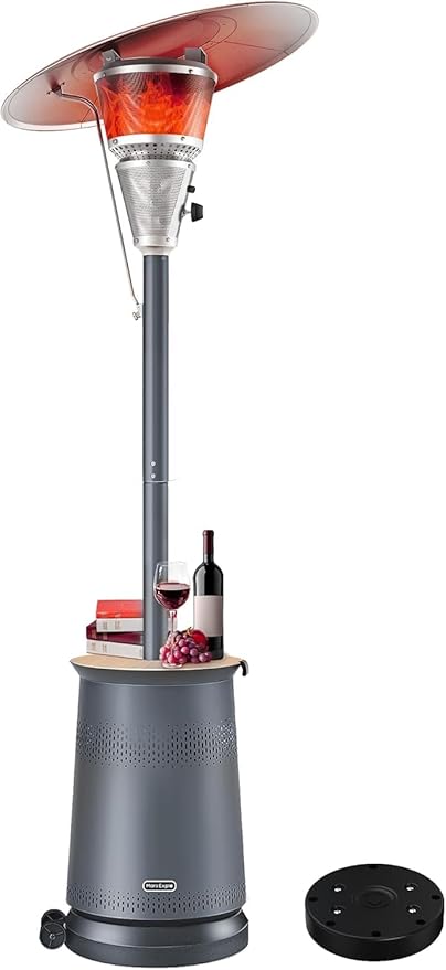 5,0000 BTU Patio Heater for Outdoor Use With Adjustable Heat Focusing Top