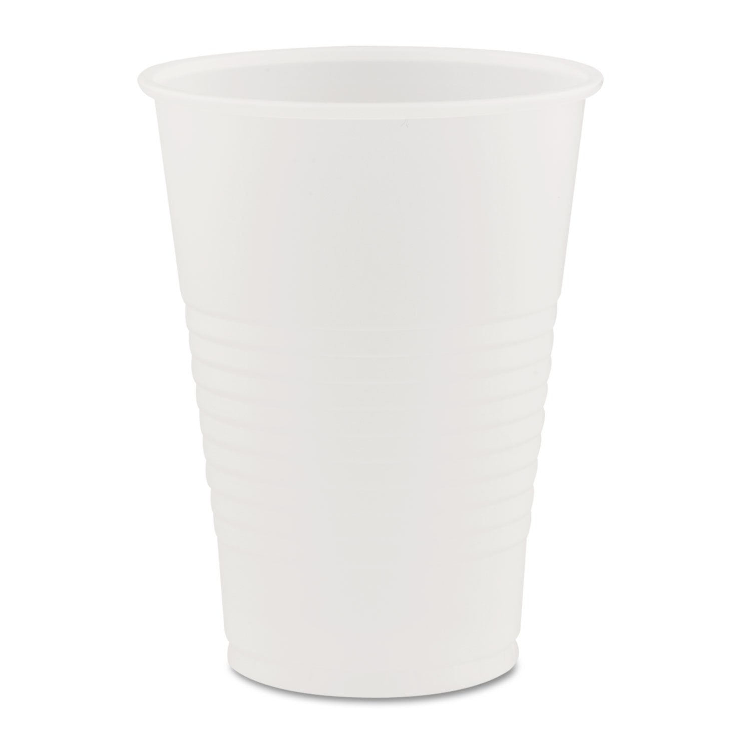 Y7 7 oz Trans Ribbed Wall PS Cup (Case of 2500)
