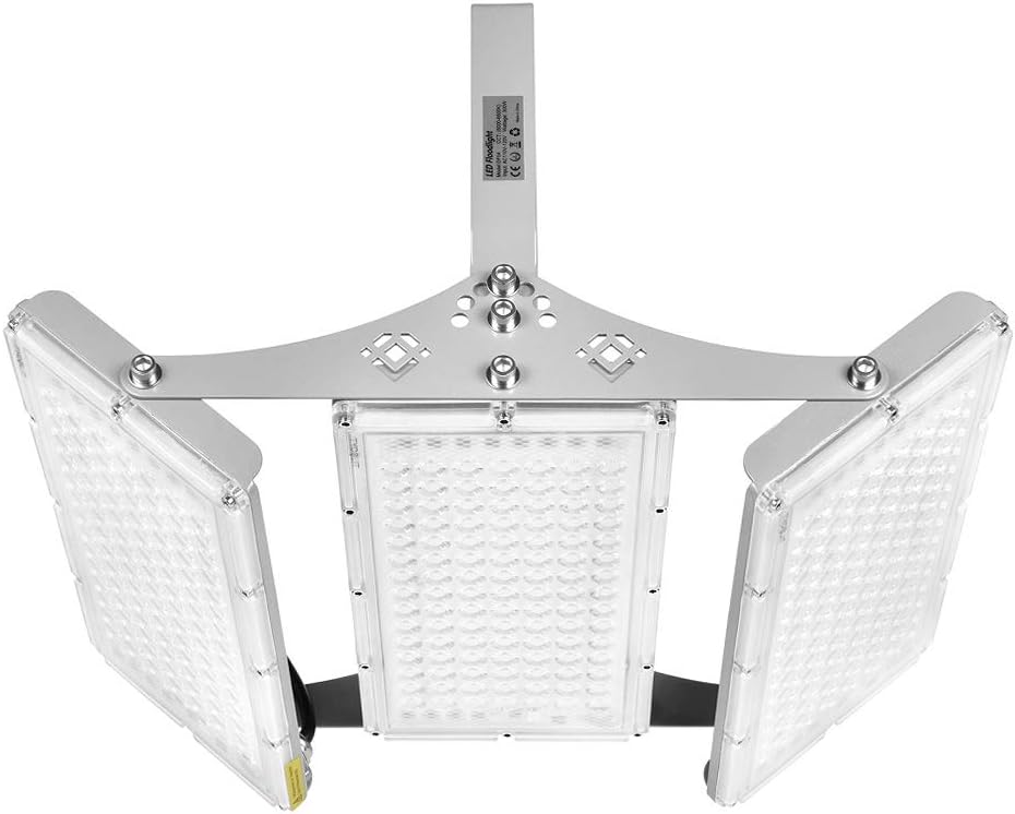 300W LED Flood Light, 24000LM Super Bright Outdoor Security Lights with Wider