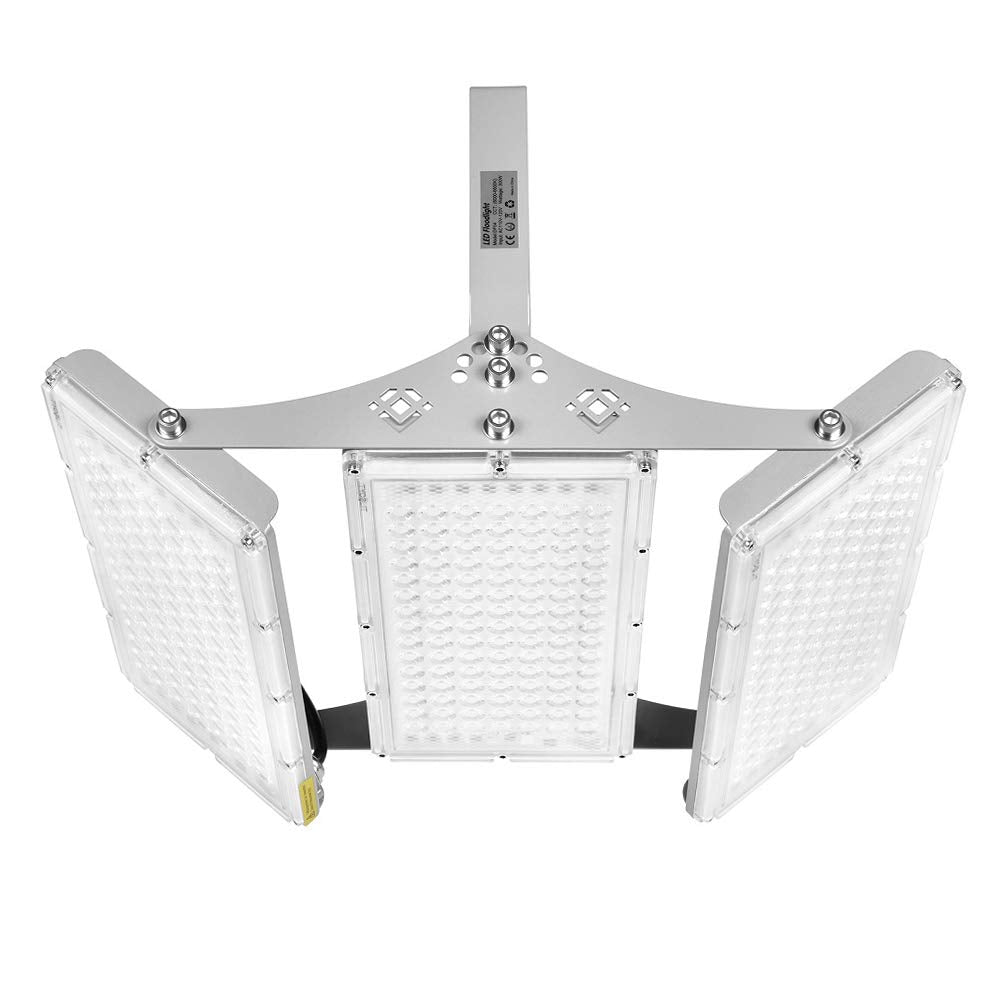 300W LED Flood Light, 24000LM Super Bright Outdoor Security Lights with Wider