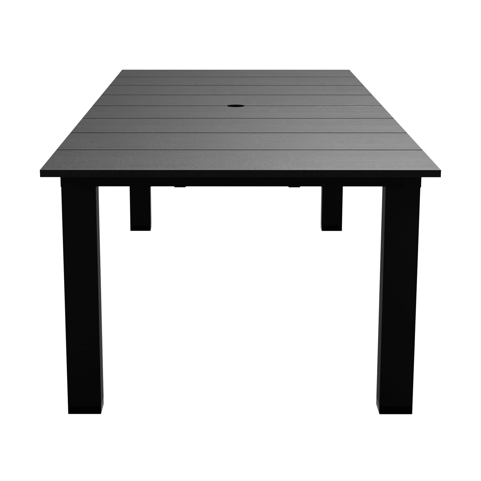 75.2" HDPE Rectangle Outdoor Dining Table for 8