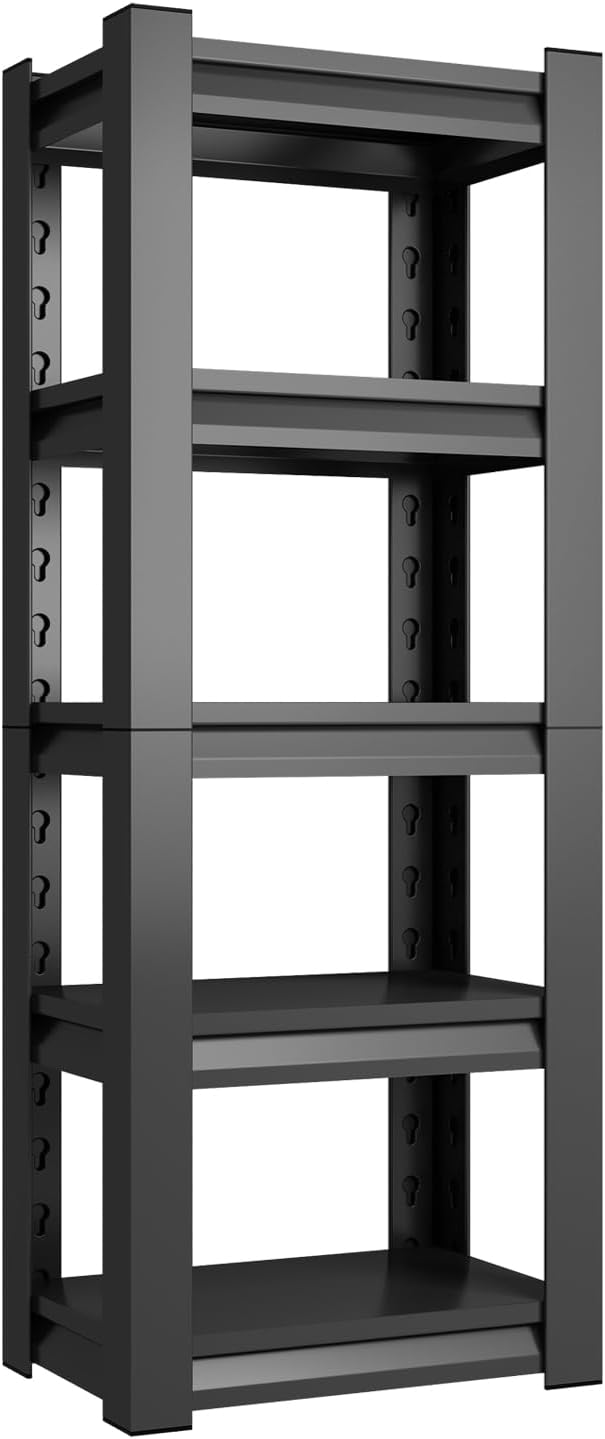 59" W Garage Shelving Unit, Garage Storage Shelves 3000LBS Heavy Duty Shelving