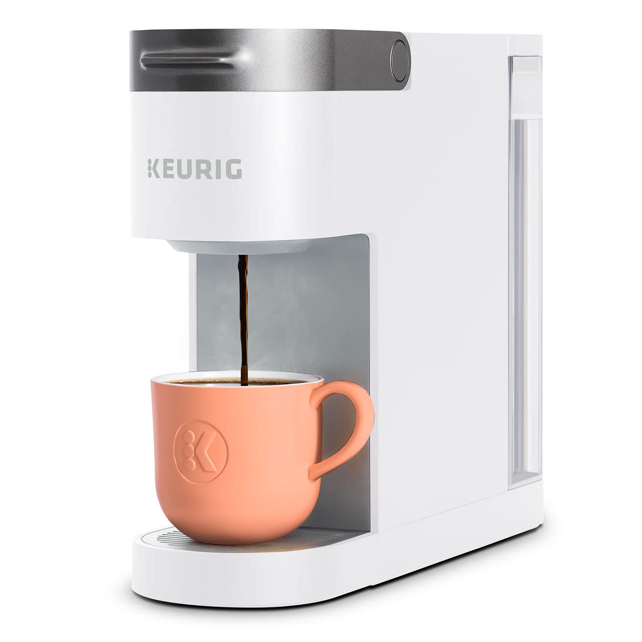 K-Slim Single Serve K-Cup Pod Coffee Maker, Featuring Simple Push Button Controls