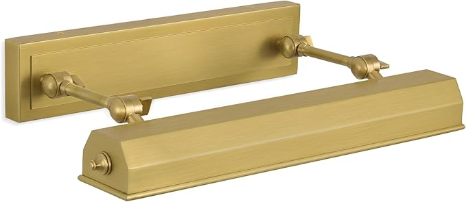 360° Rotatable Picture Lights for Wall Hardwired, Gold Retro Wall Sconces