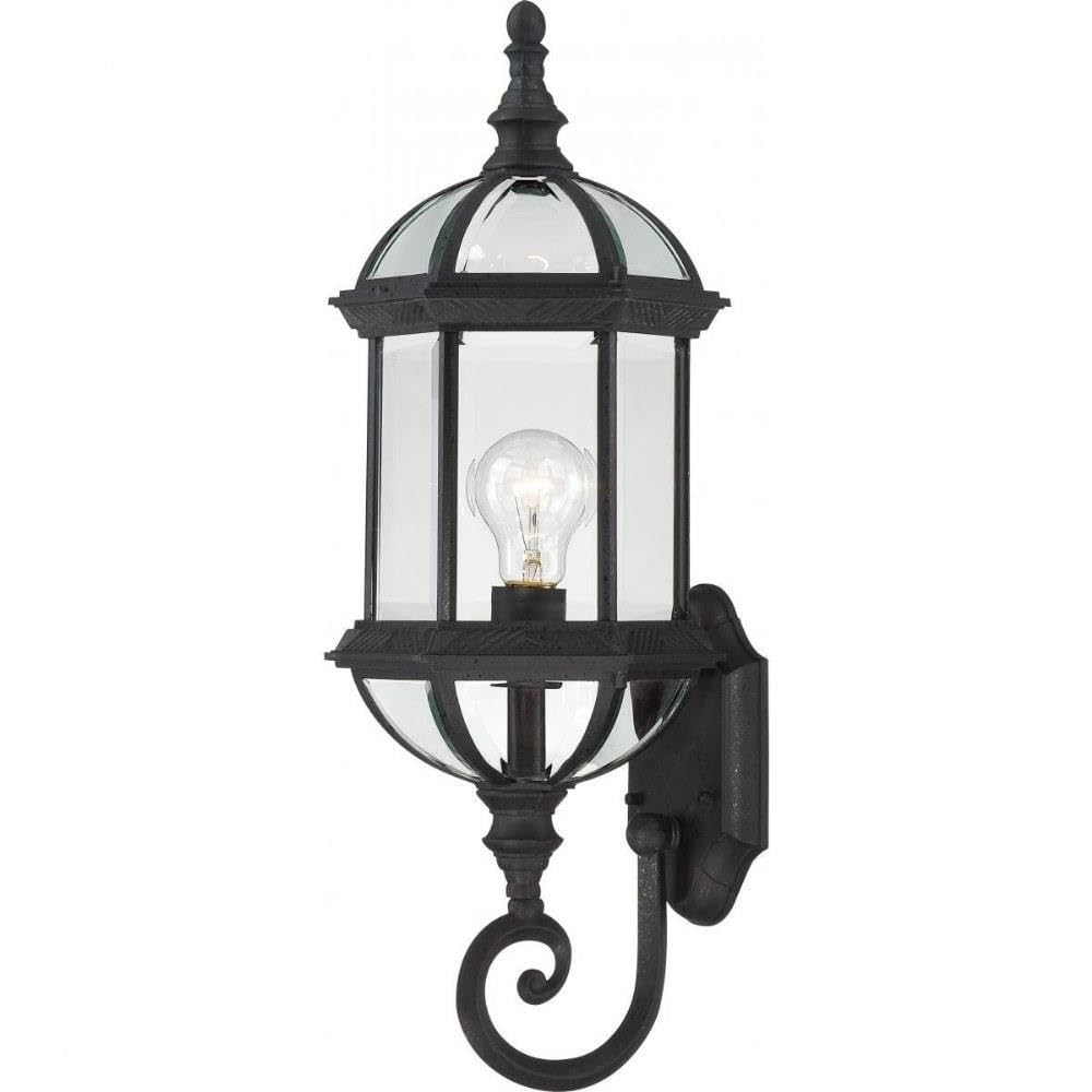 60/3499 One Light Outdoor Wall Mount, Black