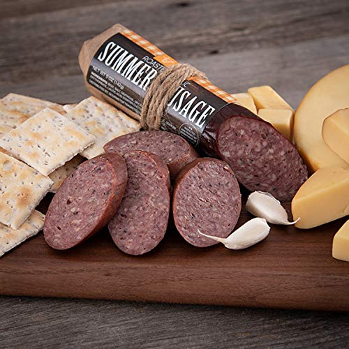Meat & Cheese Sampler Gift Basket - Deluxe Charcuterie Cheese Platter