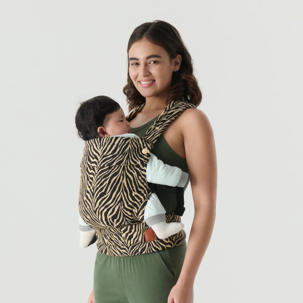 Baby Carrier for Newborns to Toddlers | Cozy Wrap with Lumbar Support | Soft Fabric