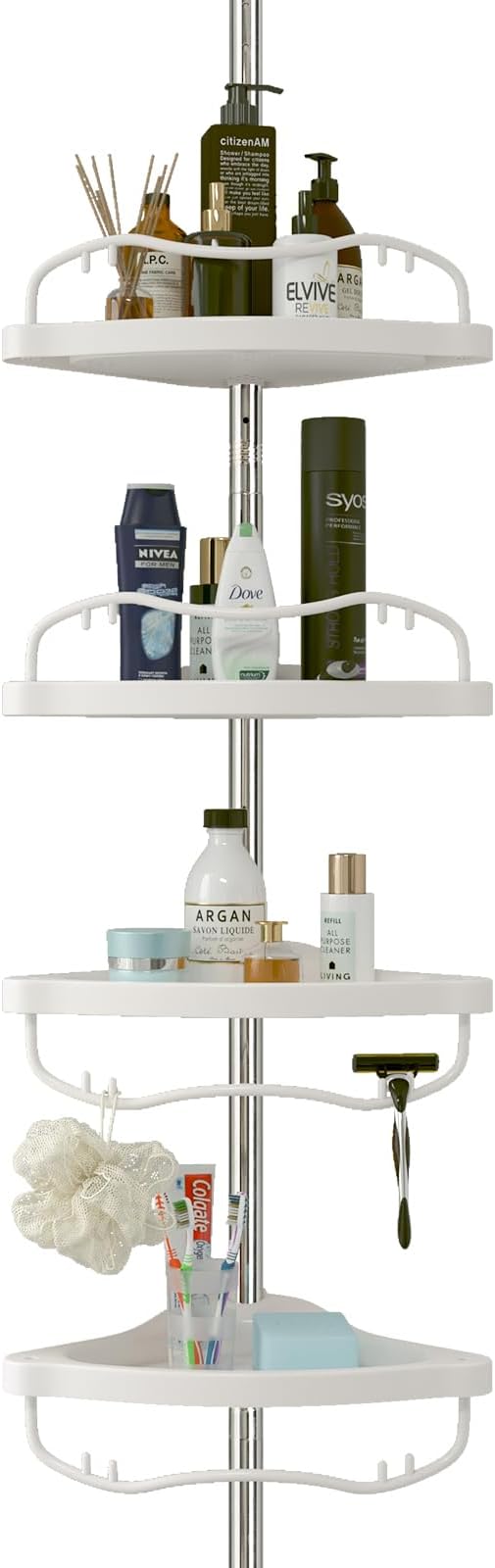 Shower Organizer Caddy, 39-125 Inch Home Decor Organization And Storage Bathroom