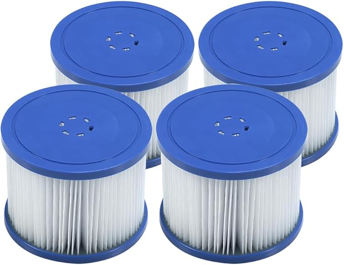 82" Inflatable Hot Tub for 4-6 People, 130 Soothing Bubble Jets Portable Ourdoor Spa